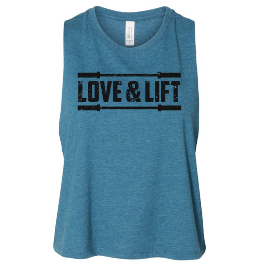 Love & Lift Barbells Cropped Tank (3 styles)