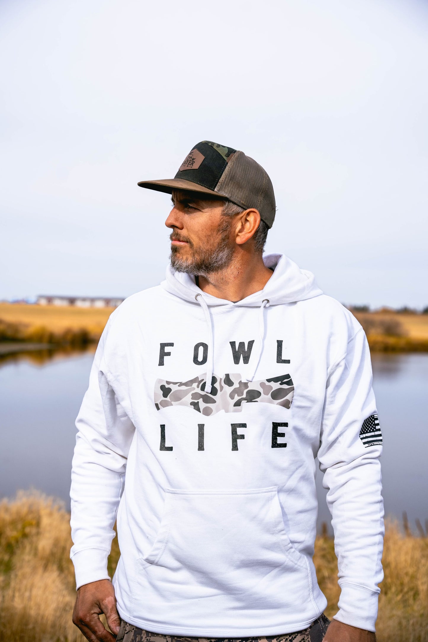 Fowl Life Snow Unisex Sweatshirt