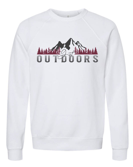 Get Outdoors Mountain Scene Unisex Sweater