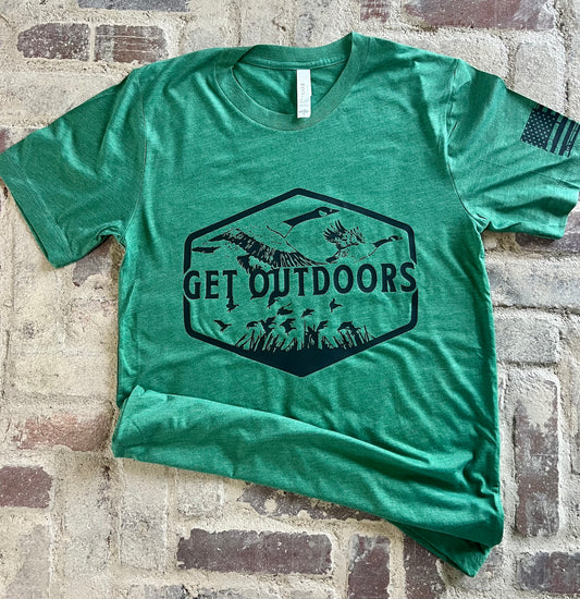 Get Outdoor Geese Graphic Tee