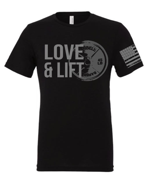 Love & Lift Weight Plate Graphic Tee