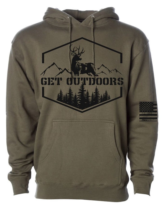 Get Outdoors Deer Unisex Sweatshirt